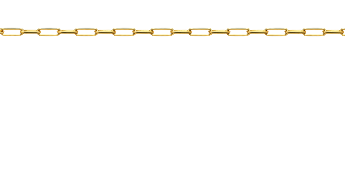 Gold Paperclip Chain