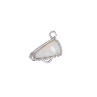 Pearlized Megaphone Charm