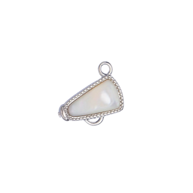 Pearlized Megaphone Charm