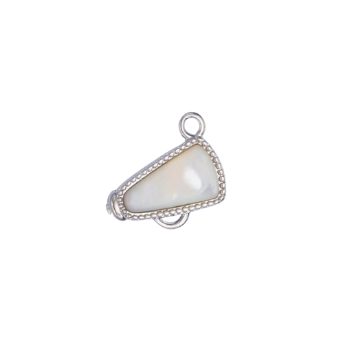 Pearlized Megaphone Charm