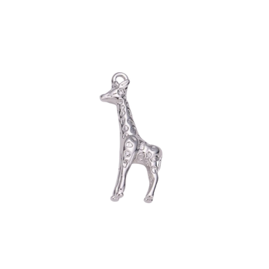 Giraffe Charm - Silver