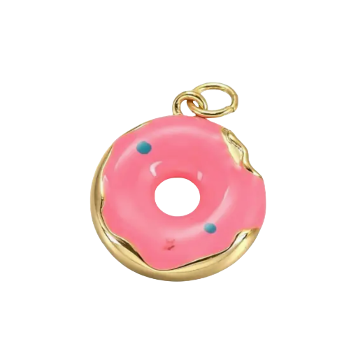 Pink Donut Charm