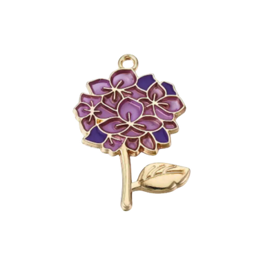 Purple Hydrangea Charm
