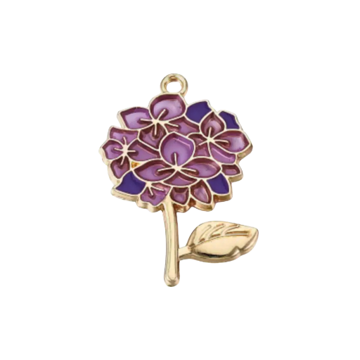Purple Hydrangea Charm