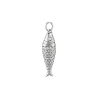 Fish Charm - Silver