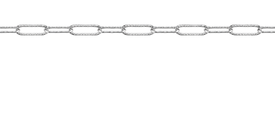 Silver Paperclip with Embossed Details