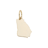 Georgia Shaped Charm