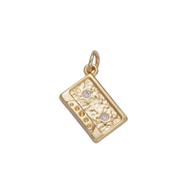 Cassette Charm - Silver